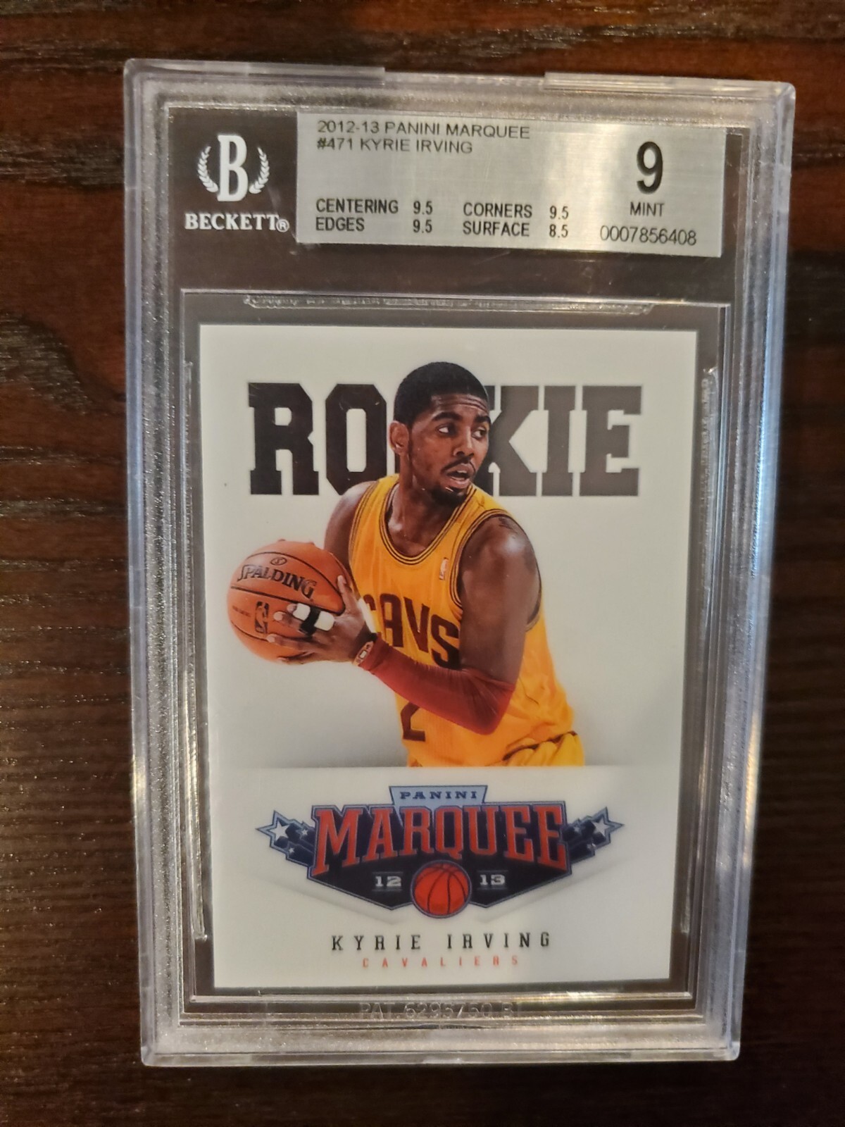 Kyrie Irving 2012-13 Panini Marquee #471 Rookie Card RC BGS 9 Mint