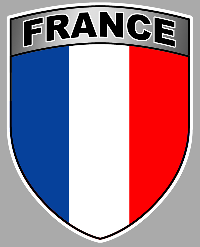 Autocollant France Coupe Du Monde 2018 – Poing Et Drapeau, AA146, Neuf