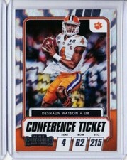 2021 CONTENDERS DESHAUN WATSON CONFERENCE TICKET FOIL /199 #2 CLEMSON TEXANS PD