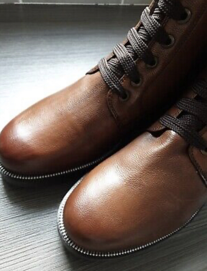 Clarks Afon Lace Dark Tan Leather 