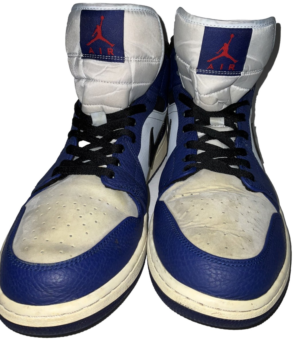 nike air jordan 1 retro mid se deep royal blue