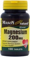 Mason Natural Magnesium 200 Mg Tablets 100 Ea (pack Of 4) on sale Mason Natural Magnesium 200 Mg Tablets 100 Ea (pack Of 4) on sale