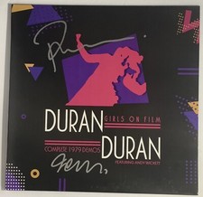 Duran Duran signed Album girls on film vinyl Roger & John Taylor beckett coa