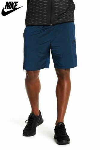 Nike Sportswear Tech Hypermesh Men s Shorts Blue black Size S M RRP 75