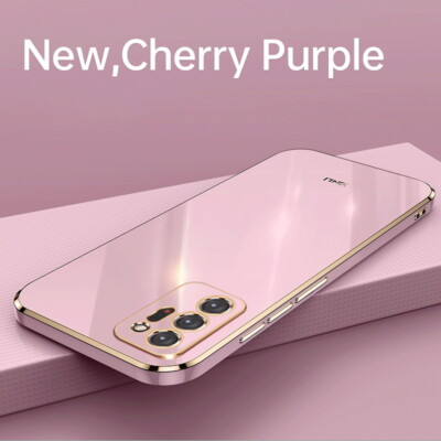 For Samsung S23 Ultra S22 A54 A52 A14 Shockproof Plating Rubber Soft Case Cover