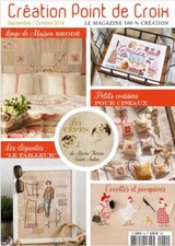 French cross stitch magazine Creation point de croix No.60