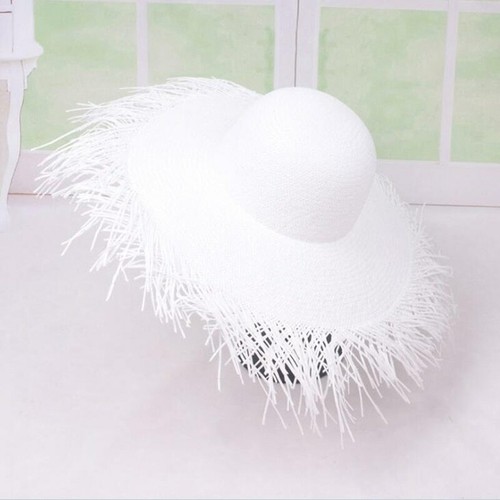Raffia Straw Hats Wide Large Brim Beach 
