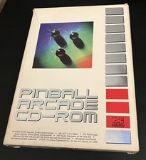 Rare Big Box PINBALL ARCADE CD-ROM 3.5 Floppy Disks 21st Century PC DOS