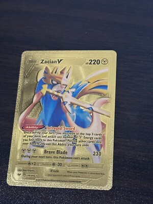 pokemon gold togepi card Zacian V SR Single Card main image 1