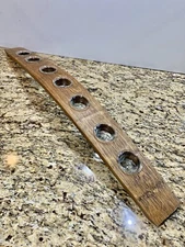 Wine Barrel Oak Stave Votive Tealight Candle Holder Decor Centerpiece Country 3’