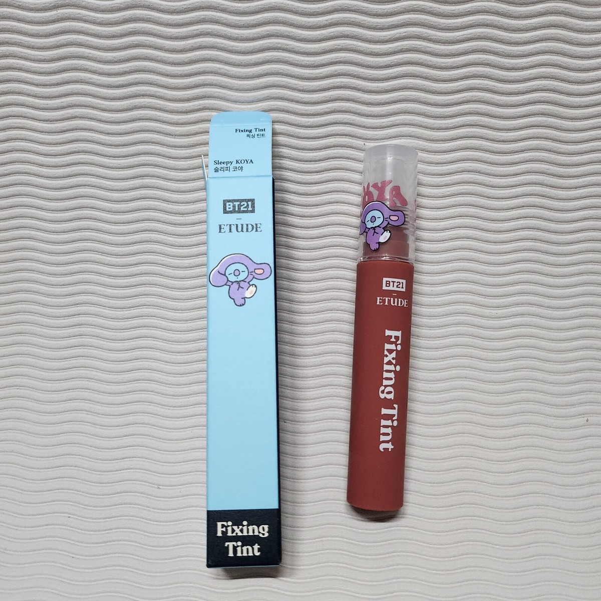 防弾少年団(BTS) - BT21 ETUDE BTS] BT21 X ETUDE FIXING LIP Tint + POUCH Set Tracking Lip