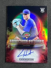 2025 PANINI PROSPECT EDITION CADE HORTON RED FRANCHISE FUTURES AUTO /99 #FFS-CH