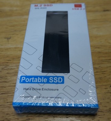 New SHL-R320 M.2 SSD Portable External SSD HD Enclosure USB 3.1 Type-C Sealed