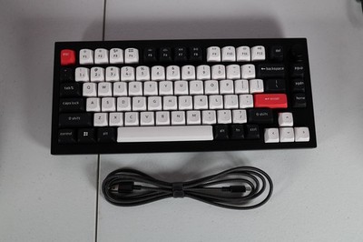 Keychron Q1 HE QMK Wireless Mechanical Keyboard Carbon Black No Dongle