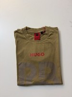 Small khaki green Hugo x RB print shirt