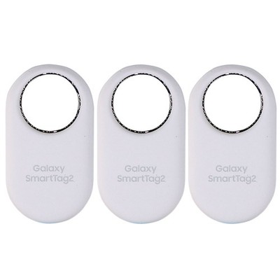 3x Samsung SmartTag2 Bluetooth + UWB, IP67 Water and Dust Resistant - White
