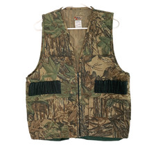 Vintage Sports Afield Canvas Realtree Camo Ammo Gamebag Vest Mens 2XL