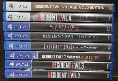 Resident Evil Lot PS4 PS5 Origins Collection Resident Evil 2 3 4 Revelations  