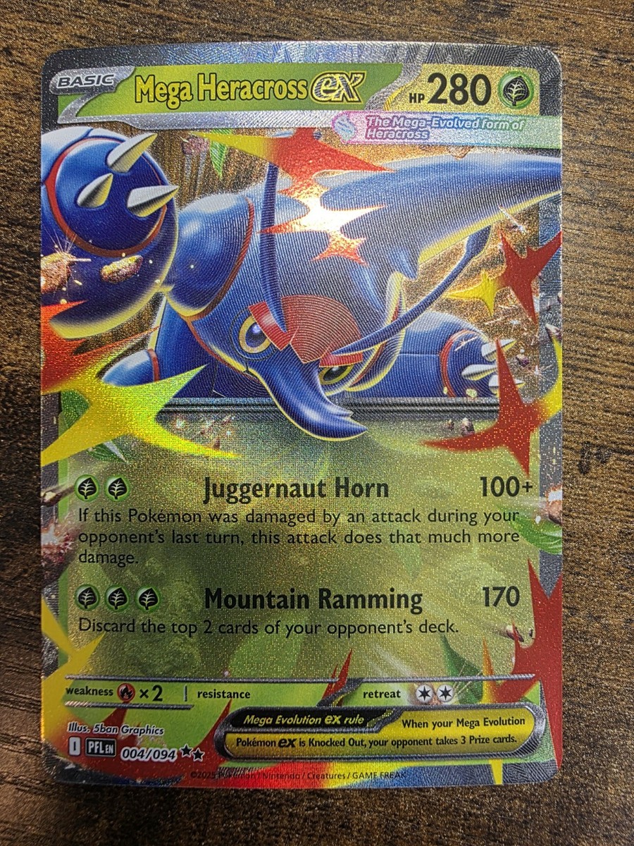 Mega Heracross ex 004/094 Me02: Phantasmal Flames Holo | eBay