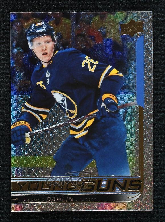 2018-19 Upper Deck Young Guns Speckled Rainbow Foil Rasmus Dahlin #201 Rookie RC