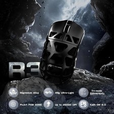 Attack Shark R3 Ultralight Gaming Maus Pixart...