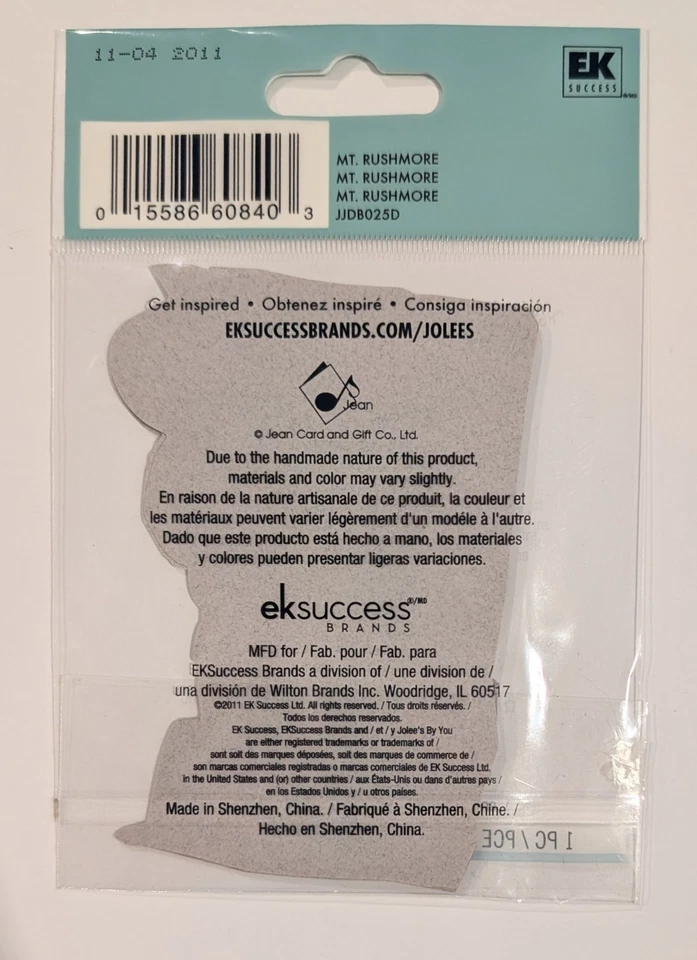 Jolee's Mount Rushmore Scrapbooking Embellishment - Image 3 of 3