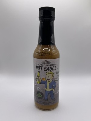 Fallout Hot Sauce 5oz Vault-Tec Industries Rad Level 5 Coney Island Saucery!  