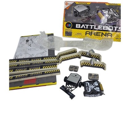 HEXBUG BattleBots Arena w/ Tombstone & Minotaur  Remotes  Complete Set UNTESTED