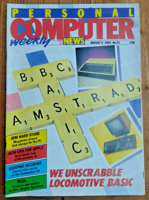 Vintage Personal Computer Nachrichtenmagazin 11. August 84 Apple Portable II c
