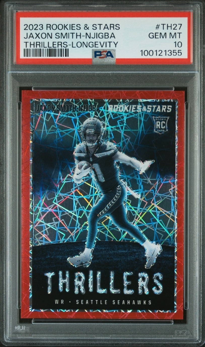 Jaxon Smith-Njigba Panini Rookies & Stars Thrillers #TH27 Longevity