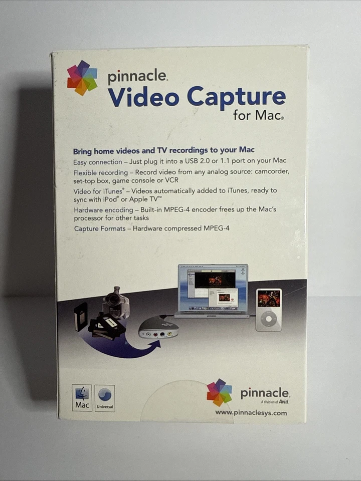 Pinnacle Video Capture For Mac Convert Transfer, USB To RCA & S - Video, Kit - Image 2 of 3