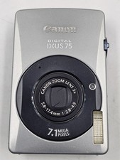 Canon IXUS 75 7.1 MP Digital Camera Silver - Working