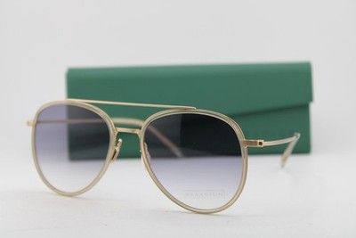NEW PARADIGM 19-35 YG GOLD GREEN GUNMETAL AUTHENTIC SUNGLASSES 55-19