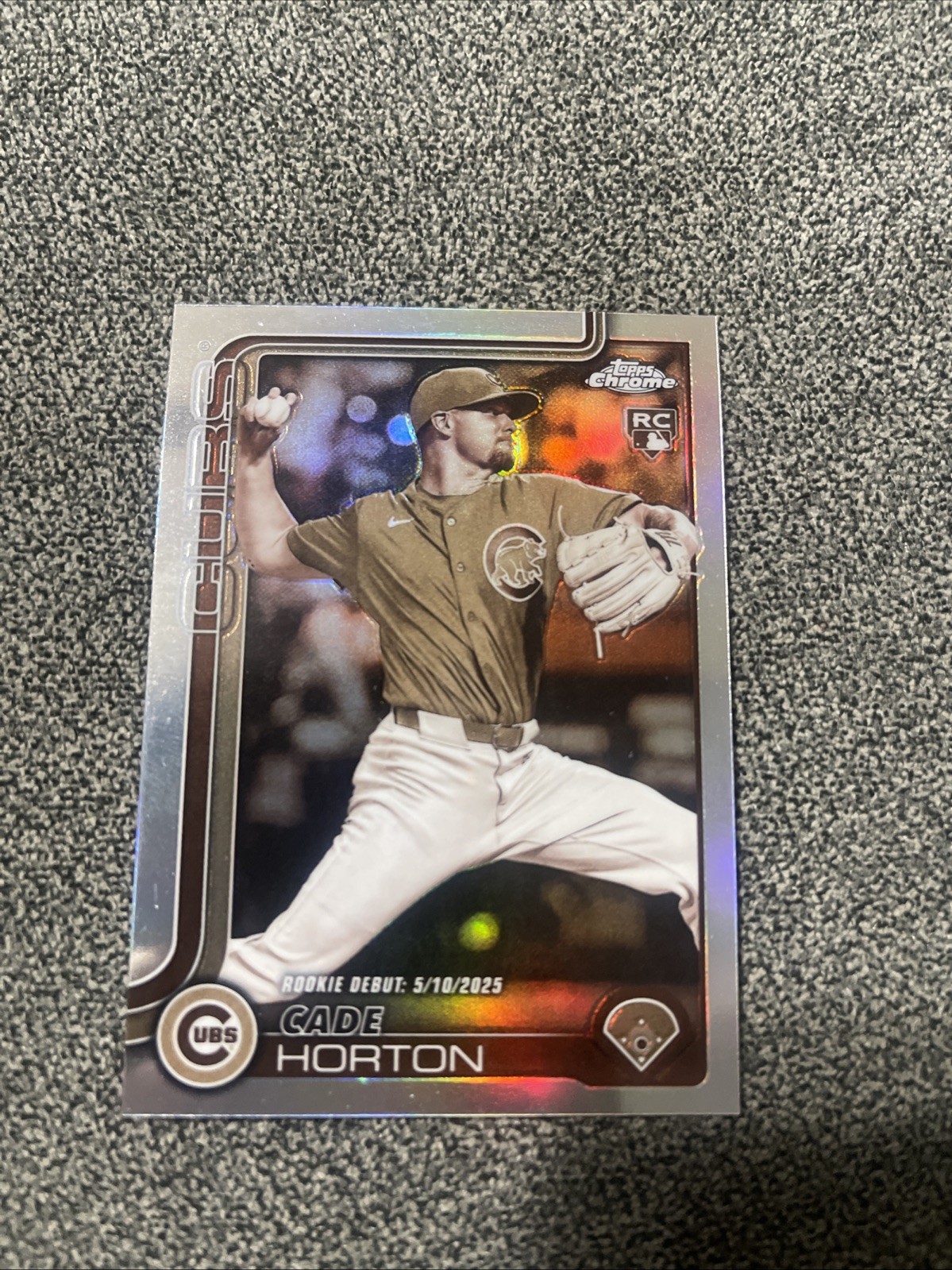 2025 Topps Chrome Update Series - Cade Horton #USC102 Sepia Refractor (RC)