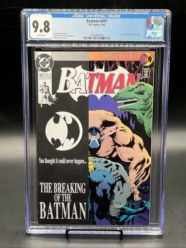 Batman #497 (DC Comics Late July 1993) CGC Graded 9.8 White Pages Key Issue