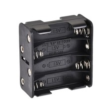 Battery Case Storage Box 8 x 1.5V AA Battery Holder with Standard Snap Connector