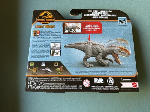 Jurassic World Chaos Theory Epic Evolution Strike Attack Monolophosaurus New Toy - Picture 6 of 8