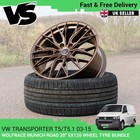 VW TRANSPORTER T5 51 MUNICH ROAD EDITION BRONZE 20 5x120 WHEELS  TYRES