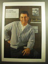 1961 Jantzen Striped Golf Cardigan Advertisem...