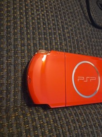 PSP-3000 God of War Black/Red playStation Portable console v-good US Selle