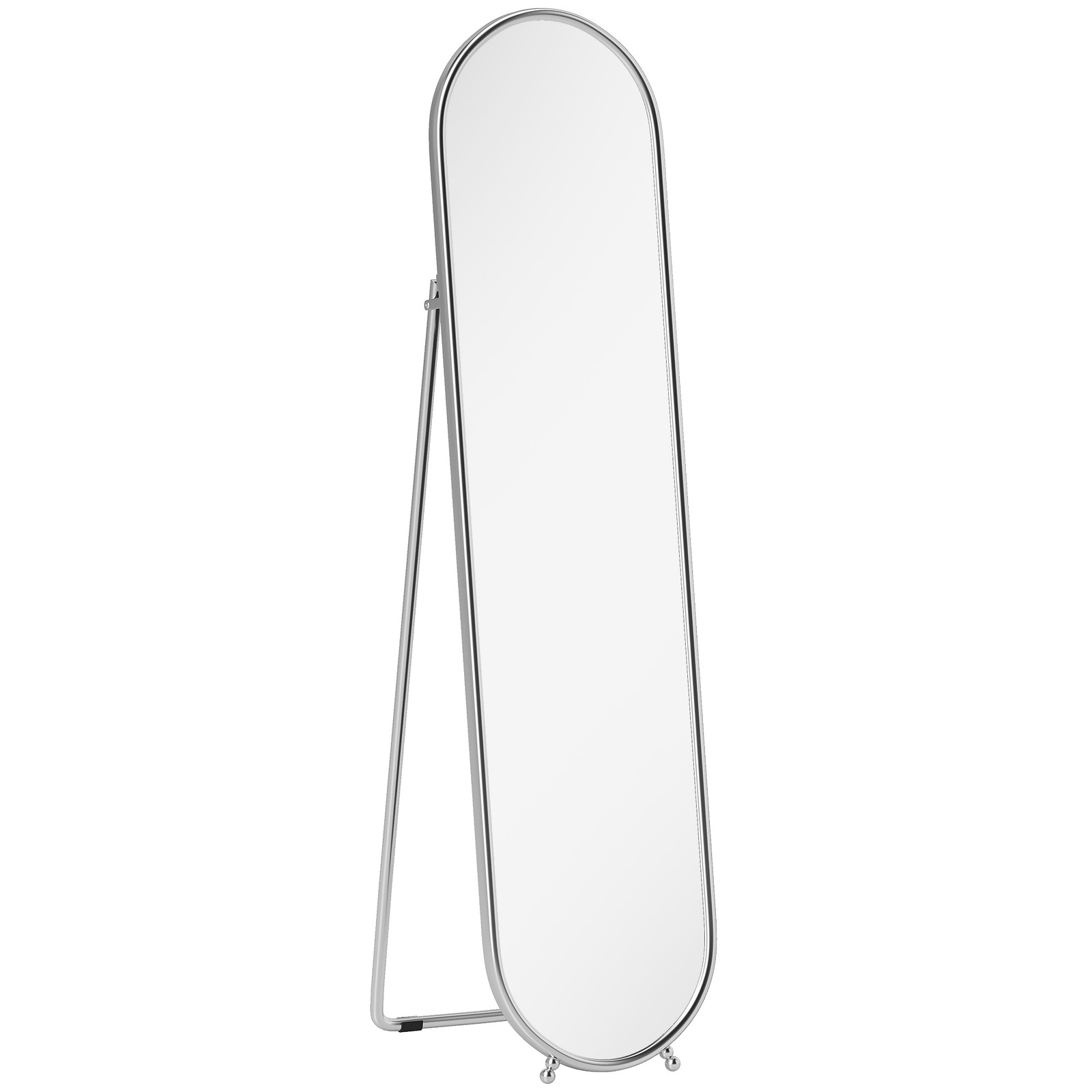 Specchio Verticale Professionale 40x160 cm - Riflesso HD e Cornice Silver