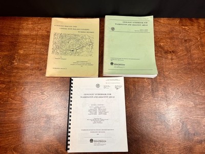 Vintage Washington State Geographical Guidebooks and Road Logs Lot of 3