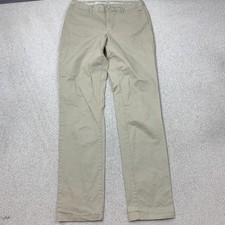Eddie Bauer Legend Wash Stretch Curvy Straight Chino Pants Women 19 Tan Mid Rise