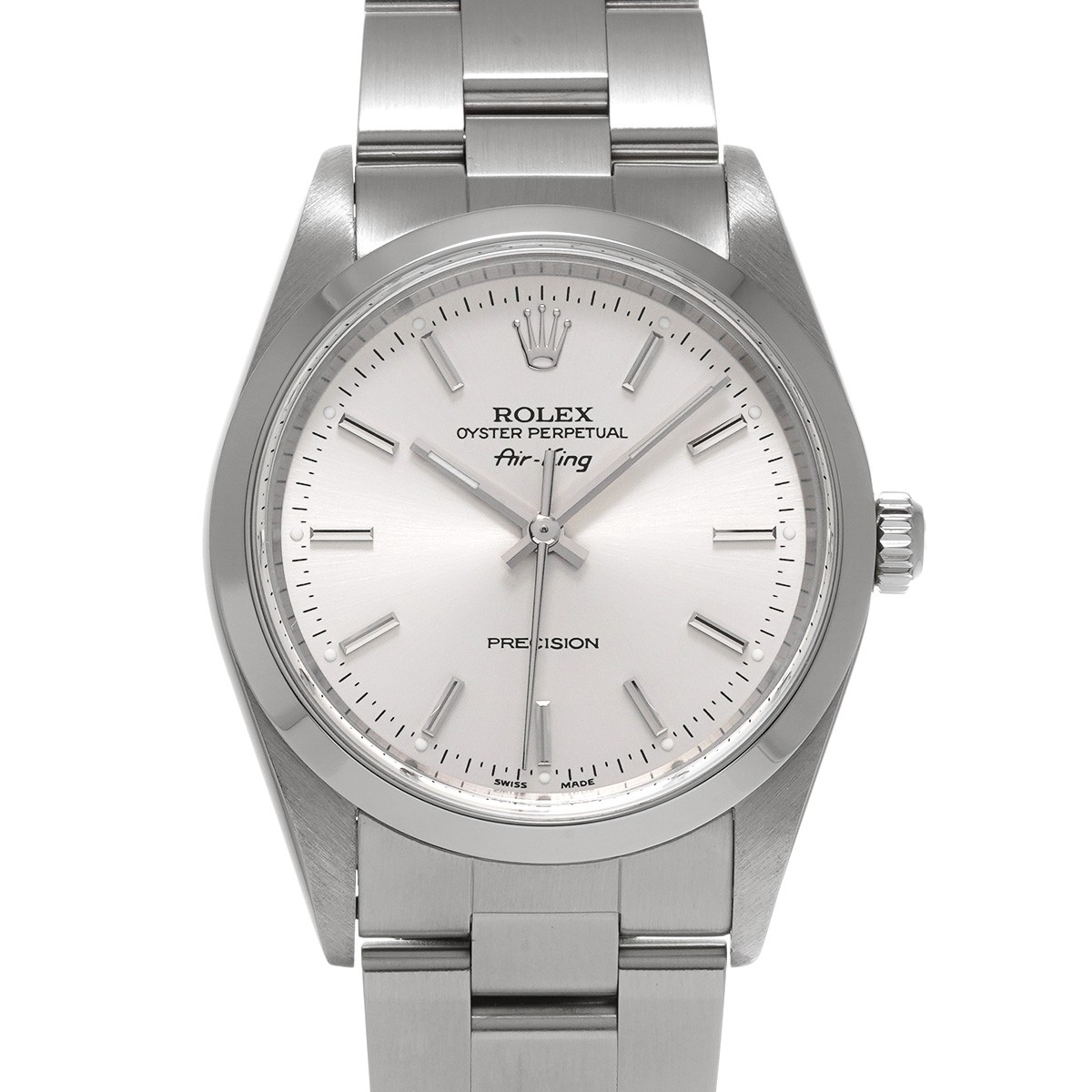 Rolex Air-King 14000 Silver Watch Ref 682189