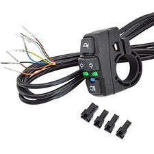 Motorcycle Turn Signal Headlight Horn Switch - 48V Waterproof Light Horn Turn