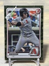 2020 Bowman Kristian Robinson Camo Prospect #BP-27 Arizona Diamondbacks