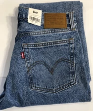 Levi's Permium Women's Blue Jeans, Wedgie, Straight, Hight Rise, sz 27x26, NWT