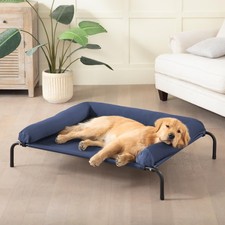 Cooling Elevated Dog Bed for Large Dogs, Portable Indoor  Outdoor Raised Dog...