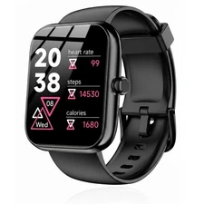 Smart Watch Alexa Bluetooth Calls 1.83" HD Fitness Tracker IP68 Waterproof