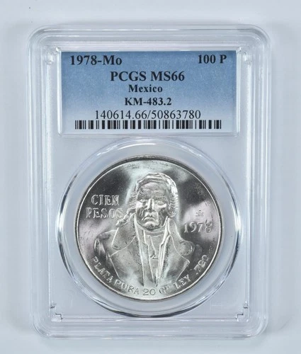 Photo of a 1978 Mexico 100 Pesos Silver from an eBay listing that sold on Jul 22, 2026